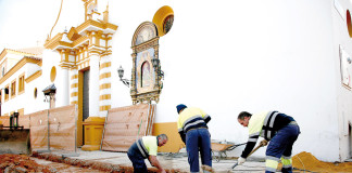 Se retoman las obras en la Plaza de la Constitución