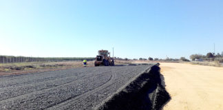 Las obras de duplicación de la carretera a Alcalá llegan al 38% obras de duplicación