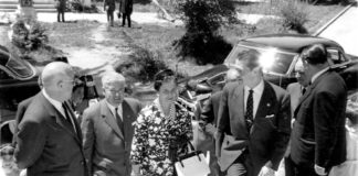 La esposa de Franco visitó a los niños del Preventorio Franco
