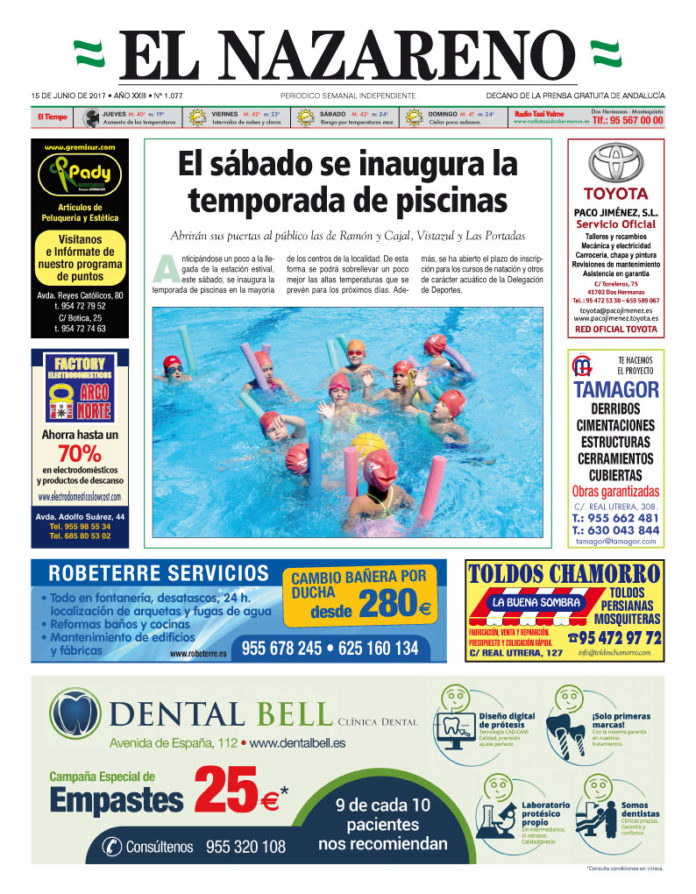 Periódico El Nazareno nº 1077 de 15 de junio de 2017