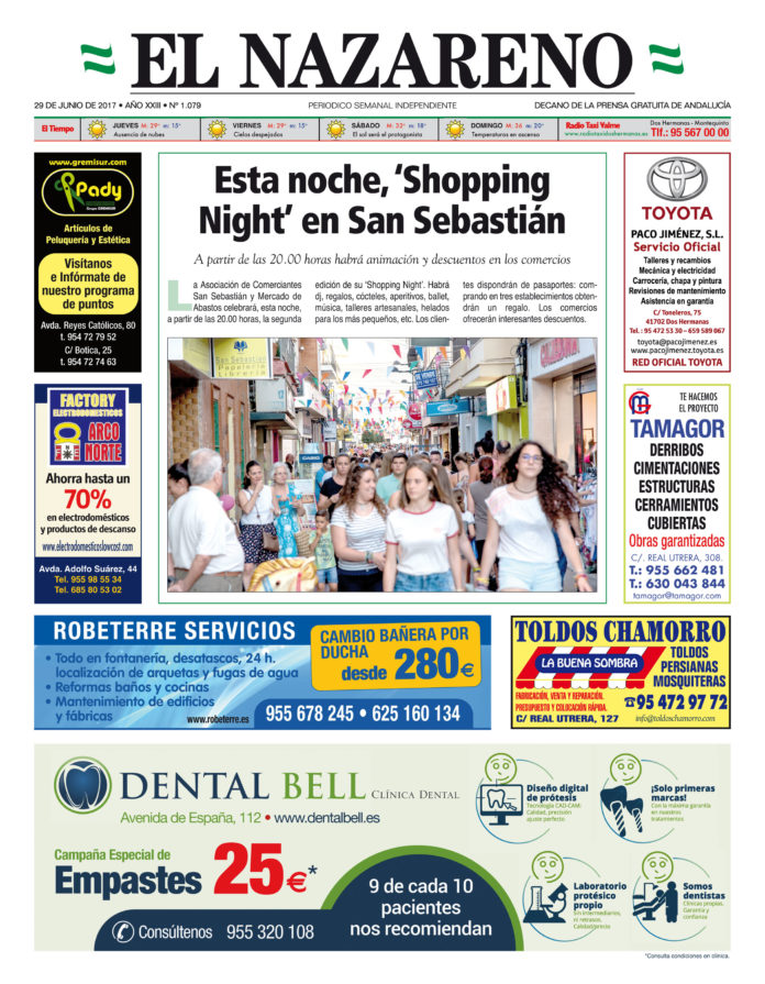 Periódico El Nazareno nº 1079 de 29 de junio de 2017