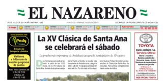 Periódico El Nazareno nº 1082 de 20 de julio de 2017 Periódico El Nazareno nº 1082 de 20 de julio de 2017