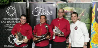 Diego Ferrera gana el II Concurso Nacional de Cortadores de Jamón de Los Santos de Maimona Diego Ferrera