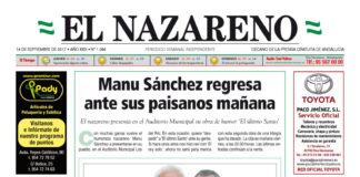 Periódico El Nazareno nº 1084 de 14 de septiembre de 2017 Periódico El Nazareno nº 1084 de 14 de septiembre de 2017