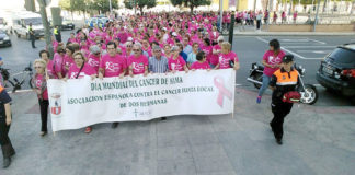 Alta participación en la VII Marcha contra el Cáncer de Mama VII Marcha contra el Cáncer de Mama
