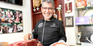 Cristo Muñoz, en la final del X Campeonato de España de Cortadores Cristo Muñoz