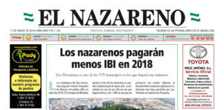 Periódico El Nazareno nº 1.100 de 11 de enero de 2018 Periódico El Nazareno nº 1.100 de 11 de enero de 2018