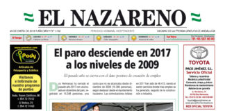 Periódico El Nazareno nº 1.102 de 25 de enero de 2018 Periódico El Nazareno nº 1.102 de 25 de enero de 2018