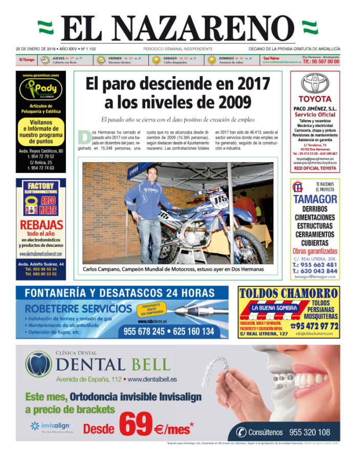 Periódico El Nazareno nº 1.102 de 25 de enero de 2018