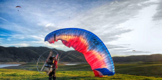 El Club Paramotor Dos Hermanas, en la XXII Concentración Las Candelas Club Paramotor Dos Hermanas