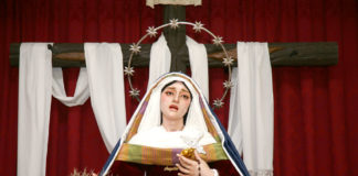 La Virgen de las Angustias procesiona hoy por primera vez en Cuaresma Virgen de las Angustias