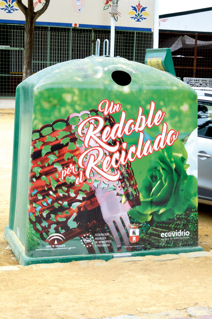 Contenedor-vidrio-Feria Ecovidrio