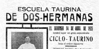 La mujer torero René Gastert, reclamo de la corrida de hoy en Dos Hermanas René Gastert