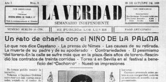 “La Verdad”, el primer periódico en la historia de Dos Hermanas “La Verdad”