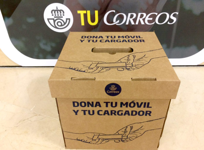 Campana-recogida-moviles-Correos móviles usados
