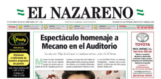 Periódico El Nazareno nº 1.120 de 31 de mayo de 2018 Periódico El Nazareno nº 1.120