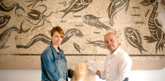 El Museo Arqueológico ya tiene el busto romano encontrado en Dos Hermanas Museo Arqueológico