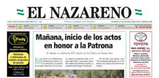 Periódico El Nazareno nº 1.127 de 19 de julio de 2018 Periódico El Nazareno nº 1.127