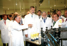 El Rey Felipe VI ha inaugurado la nueva fábrica de Ybarra Rey Felipe VI
