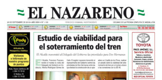 Periódico El Nazareno nº 1.130 de 20 de septiembre de 2018 Periódico El Nazareno nº 1.130