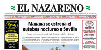 Periódico El Nazareno nº 1.128 de 6 de septiembre de 2018 Periódico El Nazareno nº 1.128