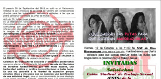 Charla-coloquio sobre prostitución y trabajo sexual en el SAT prostitución y trabajo sexual