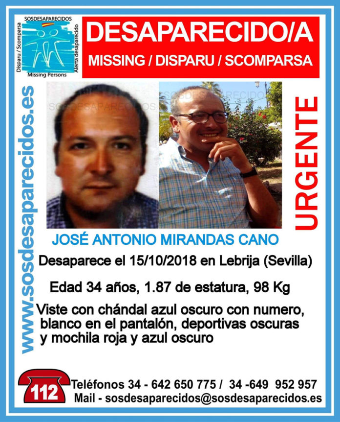desaparecido-Lebrija-JAMirandasCano José Antonio Mirandas Cano