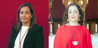 Valme Avilés y Macarena Romero, candidatas a hermana mayor de la Cena Valme Avilés y Macarena Romero