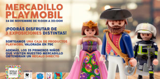 Sevilla Factory acoge una exposición y mercadillo de Playmobil Sevilla Factory