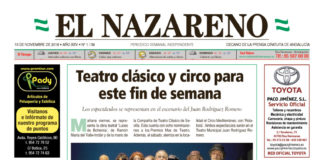 Periódico El Nazareno nº 1138 de 15 de noviembre de 2018 Periódico El Nazareno nº 1138