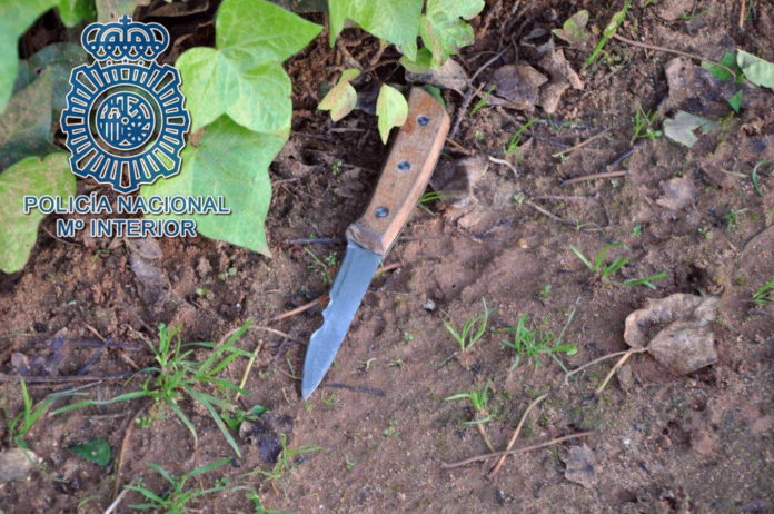 foto-cuchillo1 J.P.C.G. detenido
