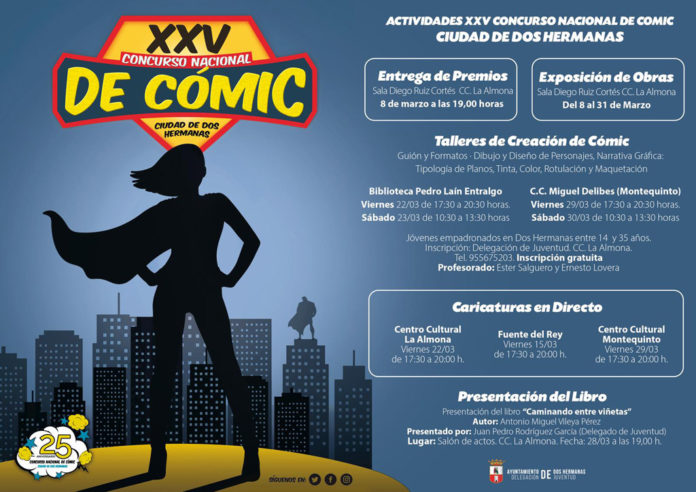 cartelcomic aniversario del Concurso Nacional de Cómic