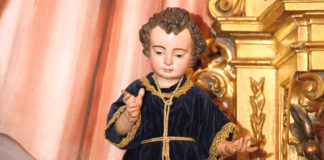 El Niño Jesús montañesino del Sagrario de Santa María Magdalena Niño Jesús
