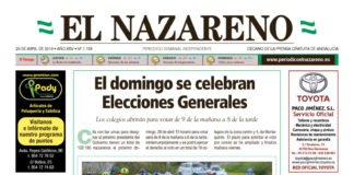 Periódico El Nazareno nº 1159 de 25 de abril de 2019 Periódico El Nazareno nº 1159