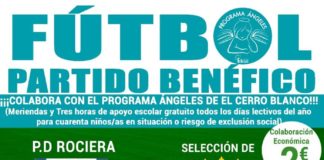 Partido de fútbol benéfico para el Programa Ángeles partido de fútbol benéfico