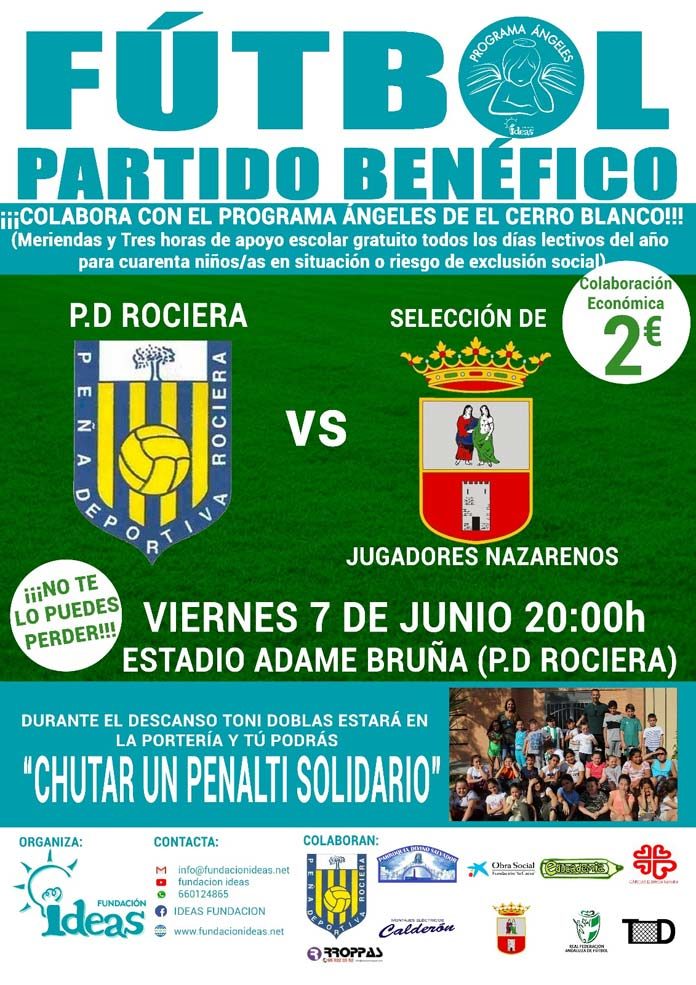 partido de fútbol benéfico