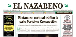 Periódico El Nazareno nº 1168 de 27 de junio de 2019 Periódico El Nazareno nº 1168