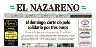 Periódico El Nazareno nº 1175 de 26 de septiembre de 2019 Periódico El Nazareno nº 1175