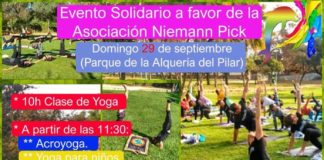 La macro-clase de yoga benéfica, aplazada al próximo domingo 29 La macro-clase de yoga