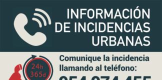 El Teléfono de Incidencias Urbanas ya está en funcionamiento El Teléfono de Incidencias Urbanas
