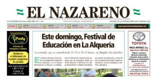 Periódico El Nazareno nº 1176 de 3 de octubre de 2019 Periódico El Nazareno nº 1176