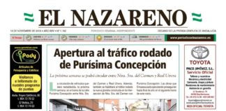 Periódico El Nazareno nº 1.182 de 14 de noviembre de 2019 Periódico El Nazareno nº 1.182