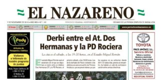 Periódico El Nazareno nº 1181 de 7 de noviembre de 2019 Periódico El Nazareno nº 1181