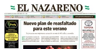 Periódico El Nazareno nº 1.192 de 6 de febrero de 2020 Periódico El Nazareno nº 1.192