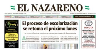 Periódico El Nazareno nº 1.206 de 13 de mayo de 2020 Periódico El Nazareno nº 1.206 de 13 de mayo de 2020