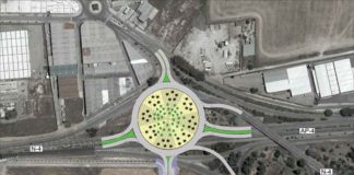 La gran glorieta «El Pulpo» comienza a construirse en la zona sur El Pulpo