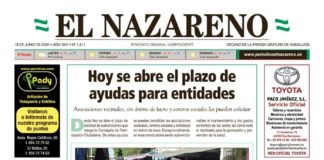 Periódico El Nazareno nº 1.211 de 18 de junio de 2020 Periódico El Nazareno nº 1.211 de 18 de junio de 2020