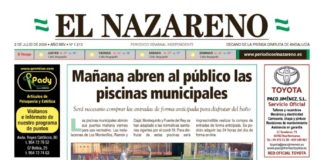 Periódico El Nazareno nº 1.213 de 2 de julio de 2020 Periódico El Nazareno nº 1.213 de 2 de julio de 2020