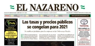 Periódico El Nazareno nº 1.224 de 29 de octubre de 2020 Periódico El Nazareno nº 1.224