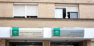 Concentración en el centro de salud de Santa Ana en defensa de la Sanidad defensa de la Sanidad